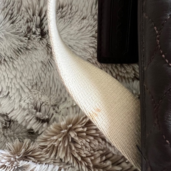 Coach Dark Brown Cross-Body Purse - Picture 3 of 6